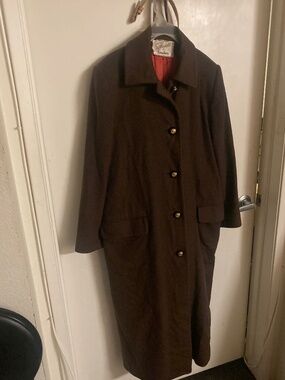 Fleurette for Neiman Marcus 100% Cashmere Coat - Chocolate